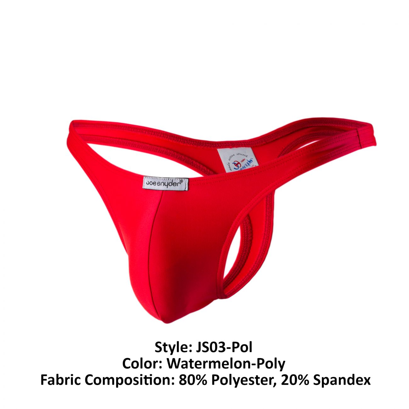 Joe Snyder JS03-Pol Polyester Thong Watermelon Poly