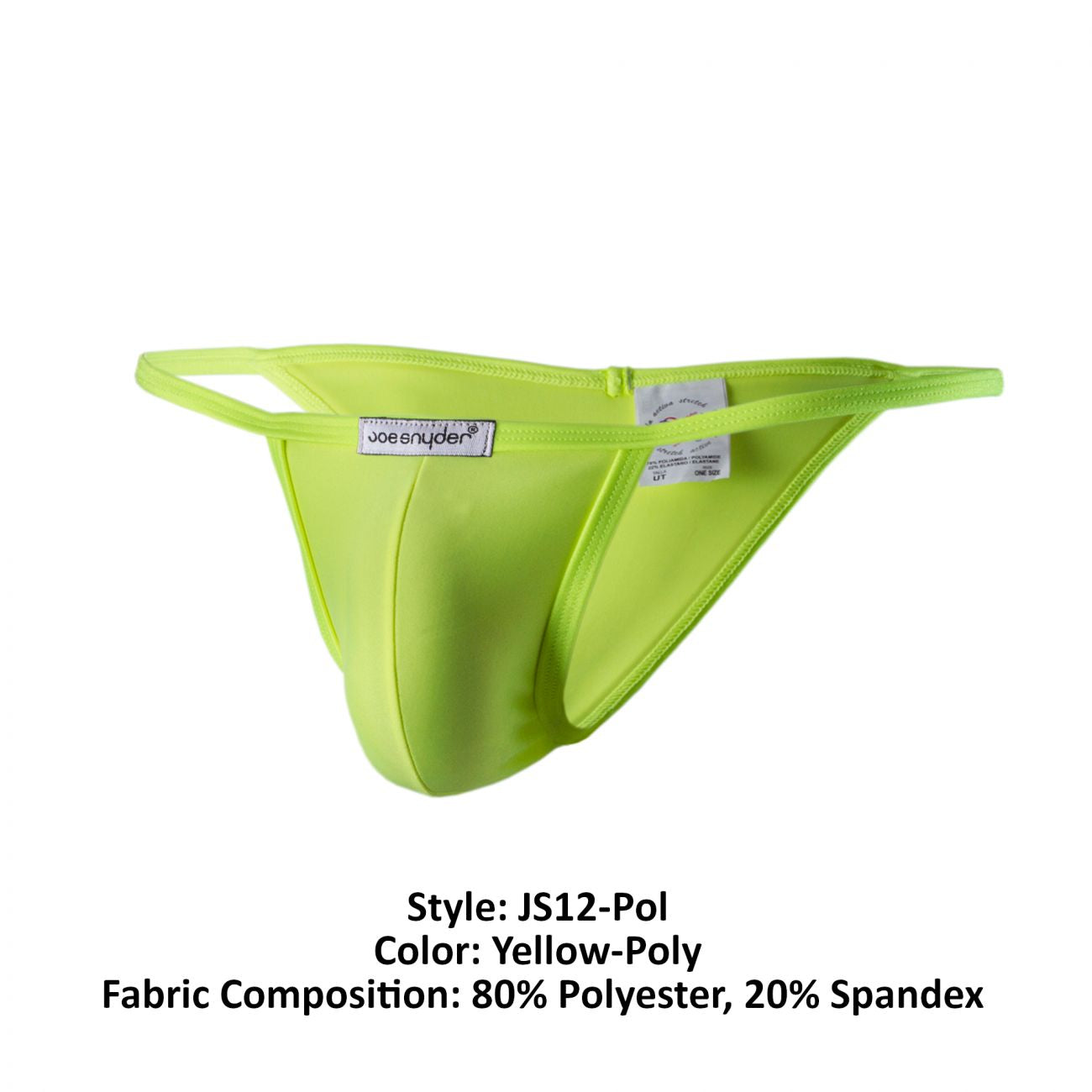 Joe Snyder JS12-Pol Polyester Kini Yellow Poly