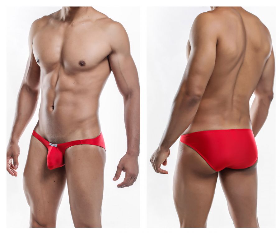 Joe Snyder JSBUL04-Pol Polyester Bulge Full Bikini Red Poly