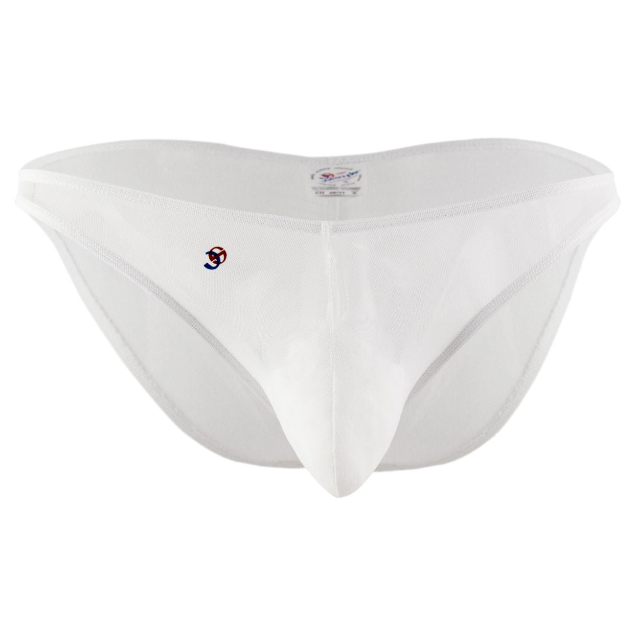 Joe Snyder JSMBUL01 Maxibulge Bikini White Mesh