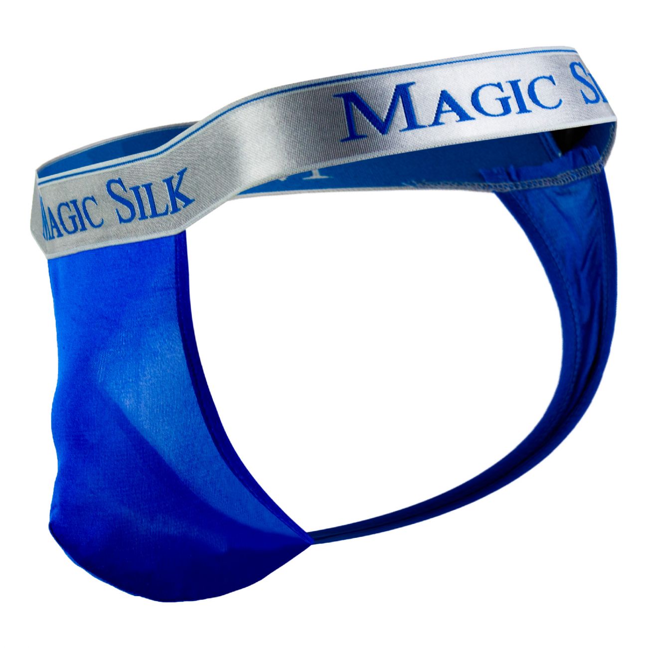 Magic Silk 4586 Silk Knit Micro Mens Thong Cobalt