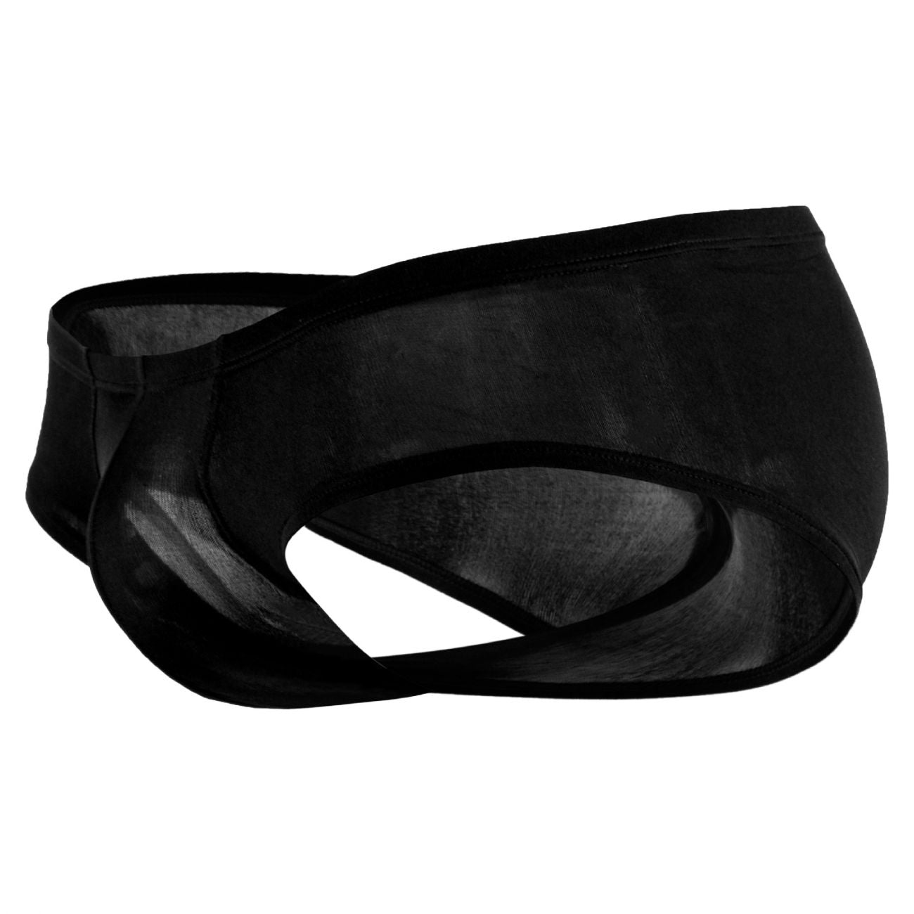 Magic Silk 7006 Silk Knit Mini Pouch Short Briefs Black