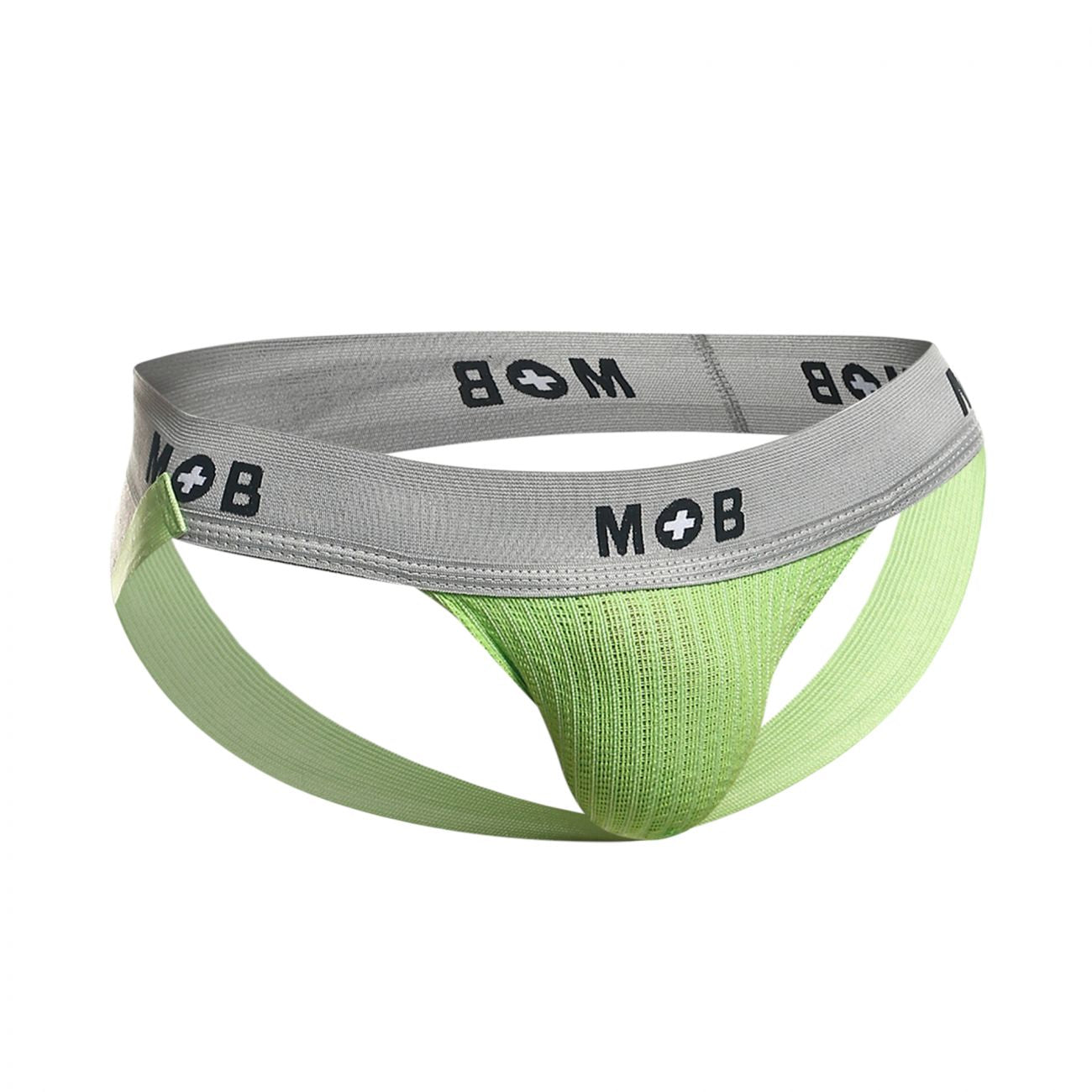 MaleBasics MBL107 Classic Fetish Jock 3 Inches Jockstrap Including Plus Sizes Green