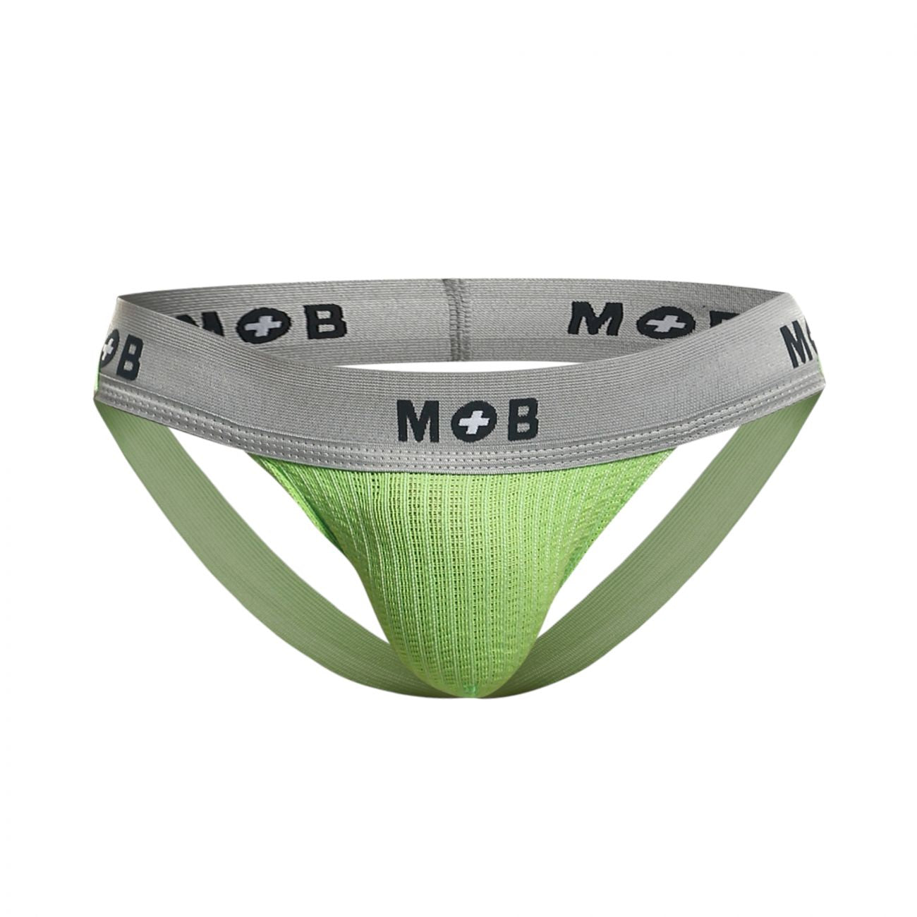 MaleBasics MBL107 Classic Fetish Jock 3 Inches Jockstrap Including Plus Sizes Green