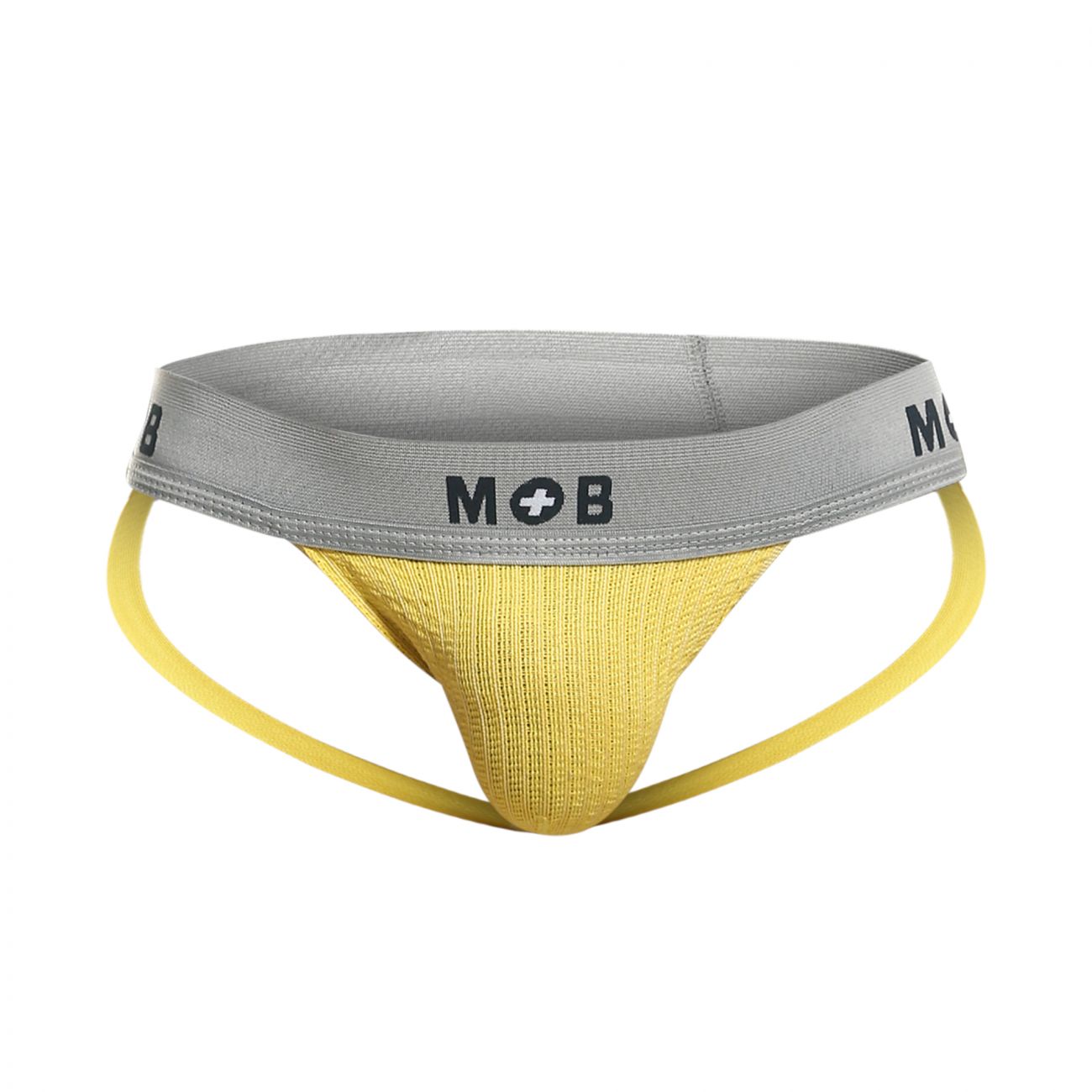 MaleBasics MBL107 Classic Fetish Jock 3 Inches Jockstrap Including Plus Sizes Yellow