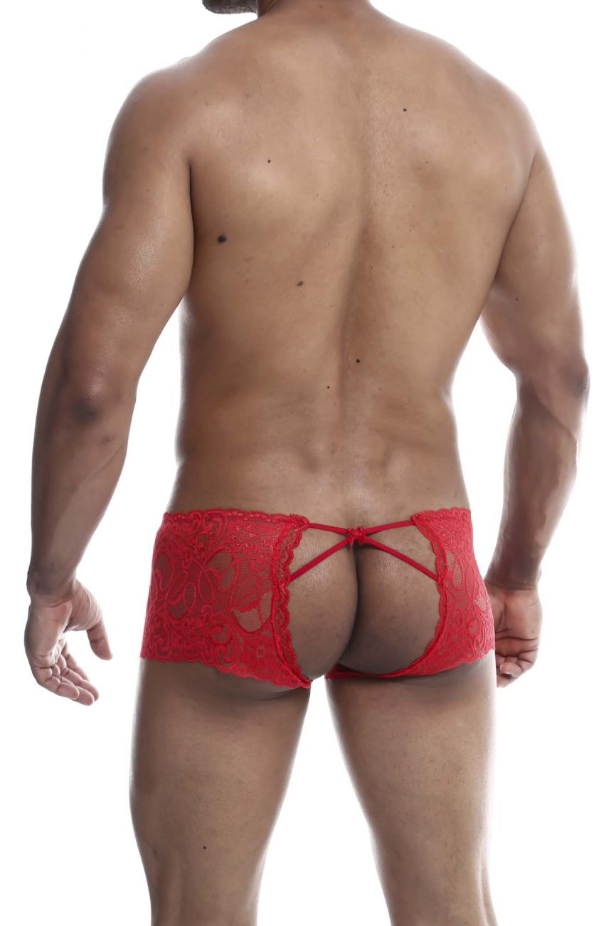 MaleBasics MBL53 Lace Trunks Red