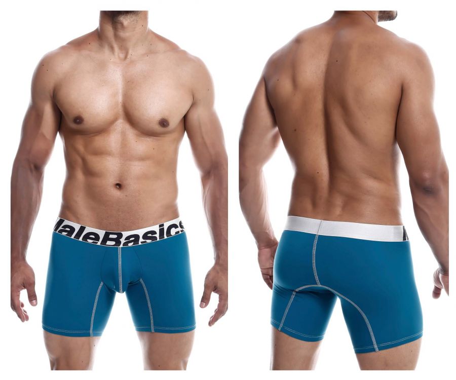 MaleBasics MBM02 Performance Boxer Briefs Emerald