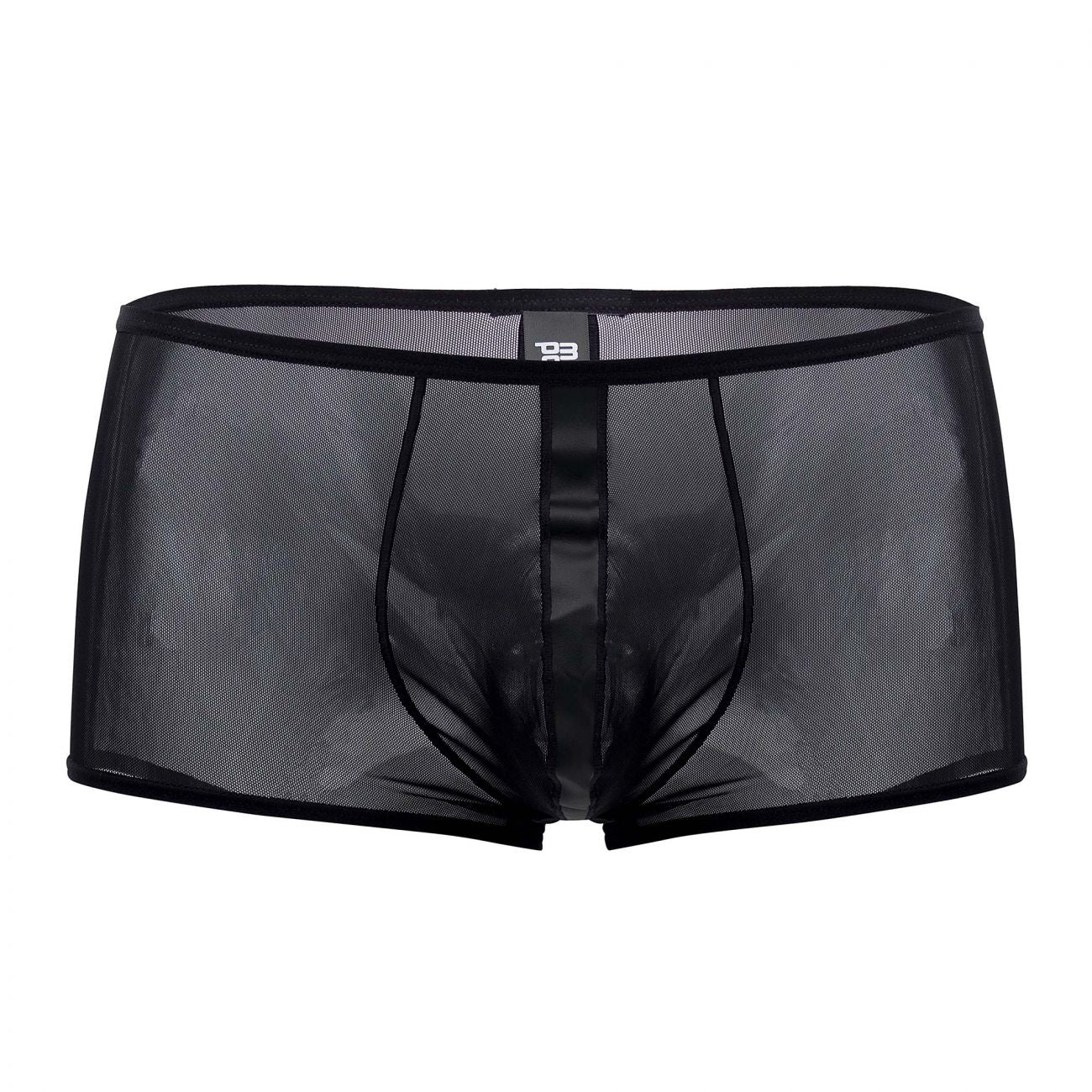 Male Power 138-271 Landing Strip Mini Short Black