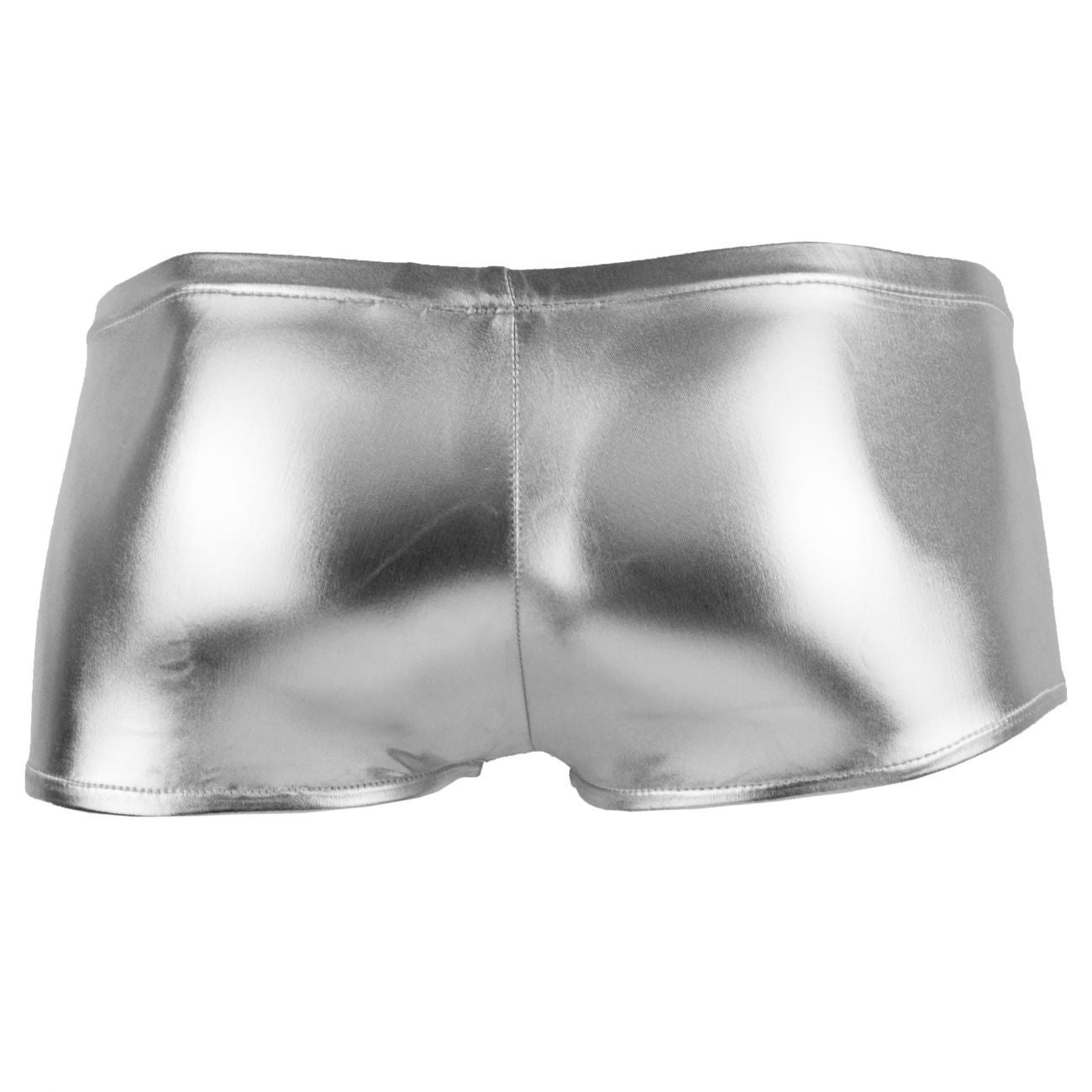 Male Power 153070 Heavy Metal Mini Short Boxer Briefs Silver