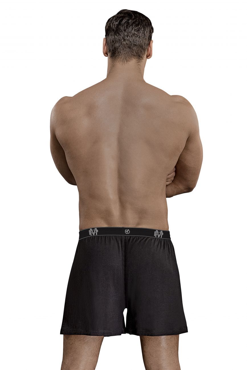 Male Power 160-253 Bamboo Boxer Short Black