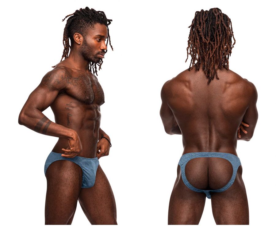 Male Power 301-274 Inter-Mingle Moonshine Blue