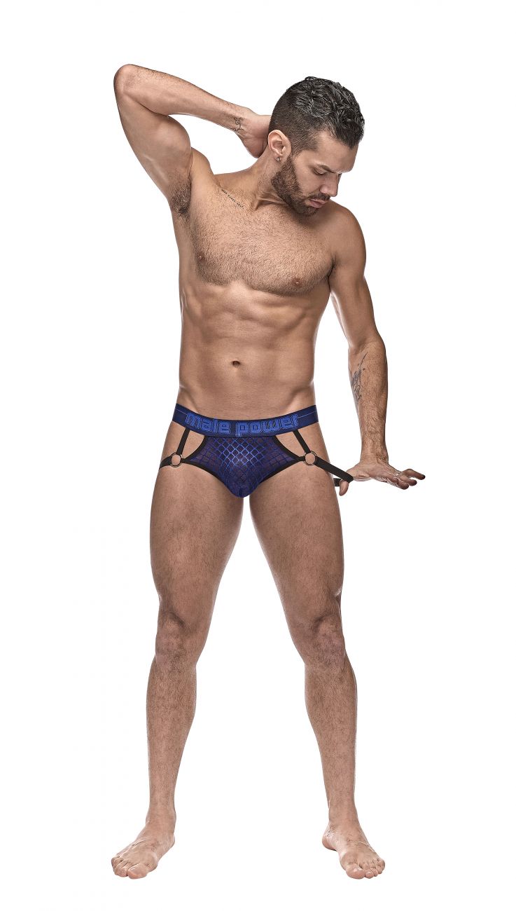 Male Power 398-264 Diamond Mesh Jock Ring