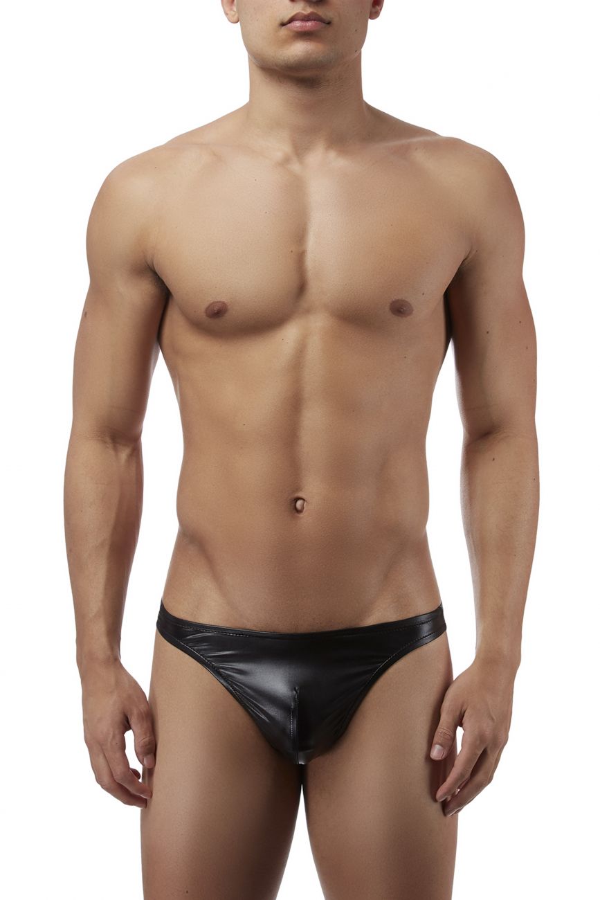Male Power 440003 Liquid Onyx Classic Mens Thong Black