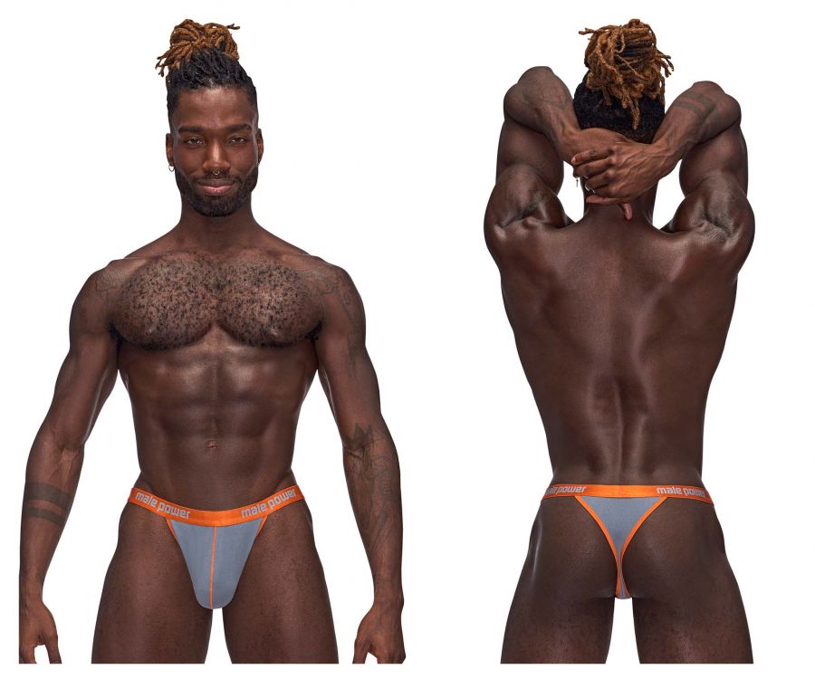 Male Power 452-270 Casanova Uplift Micro Thong Gray
