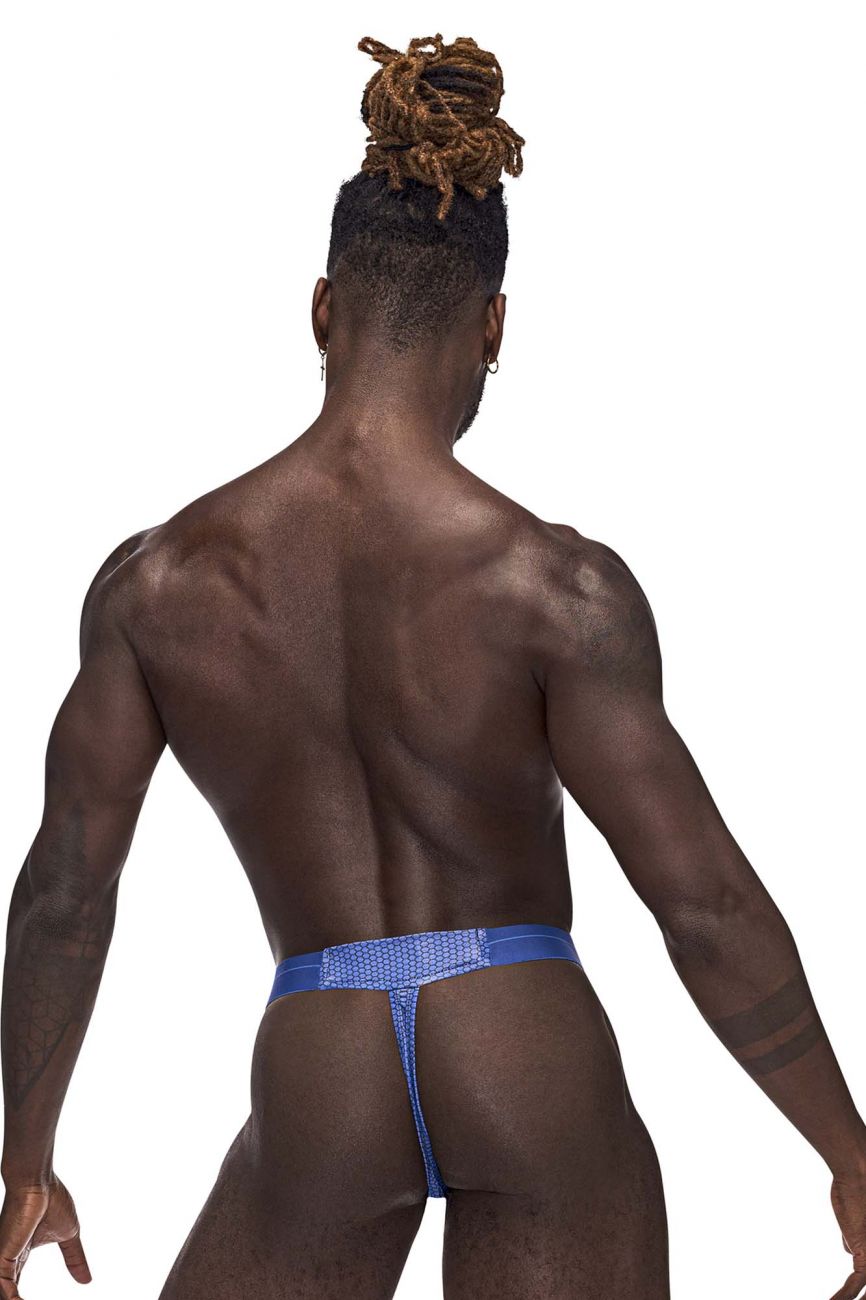 Male Power 454-269 Sexagon Micro V Thong Royal