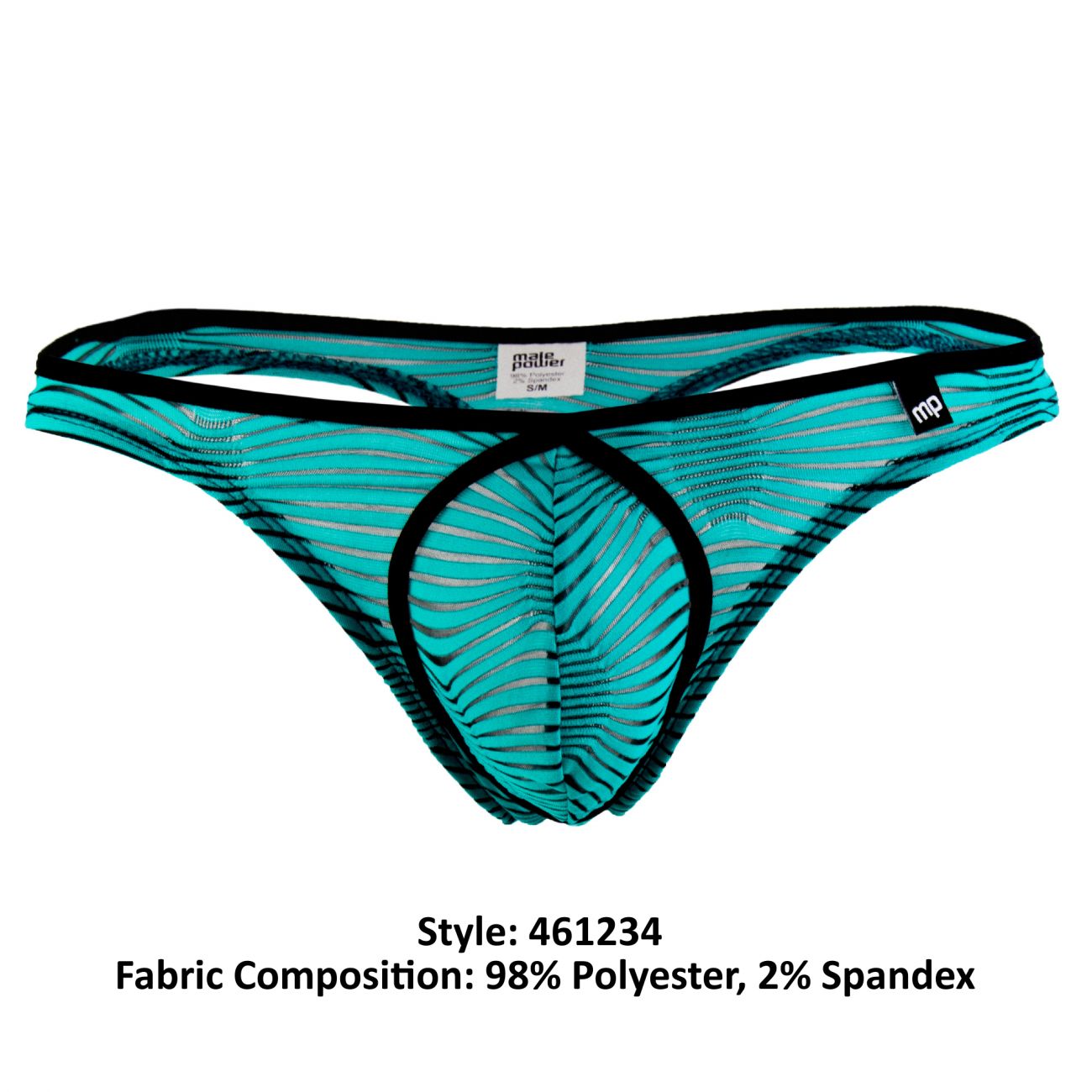 Male Power 461234 Tranquil Abyss Mini Thong Green
