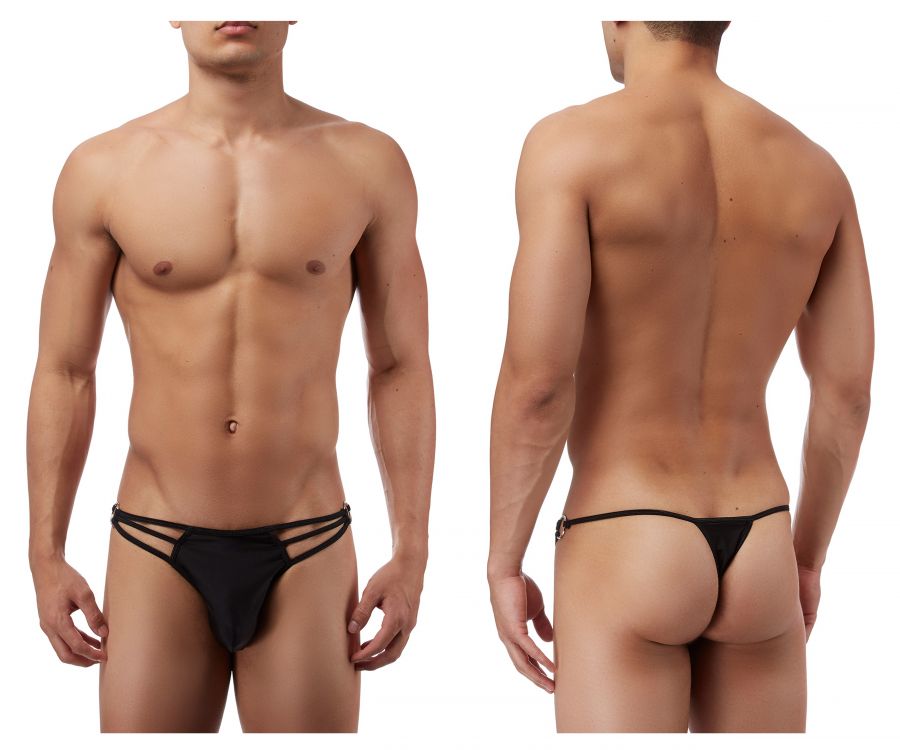 Male Power PAK828 G-Thong with Straps and Rings