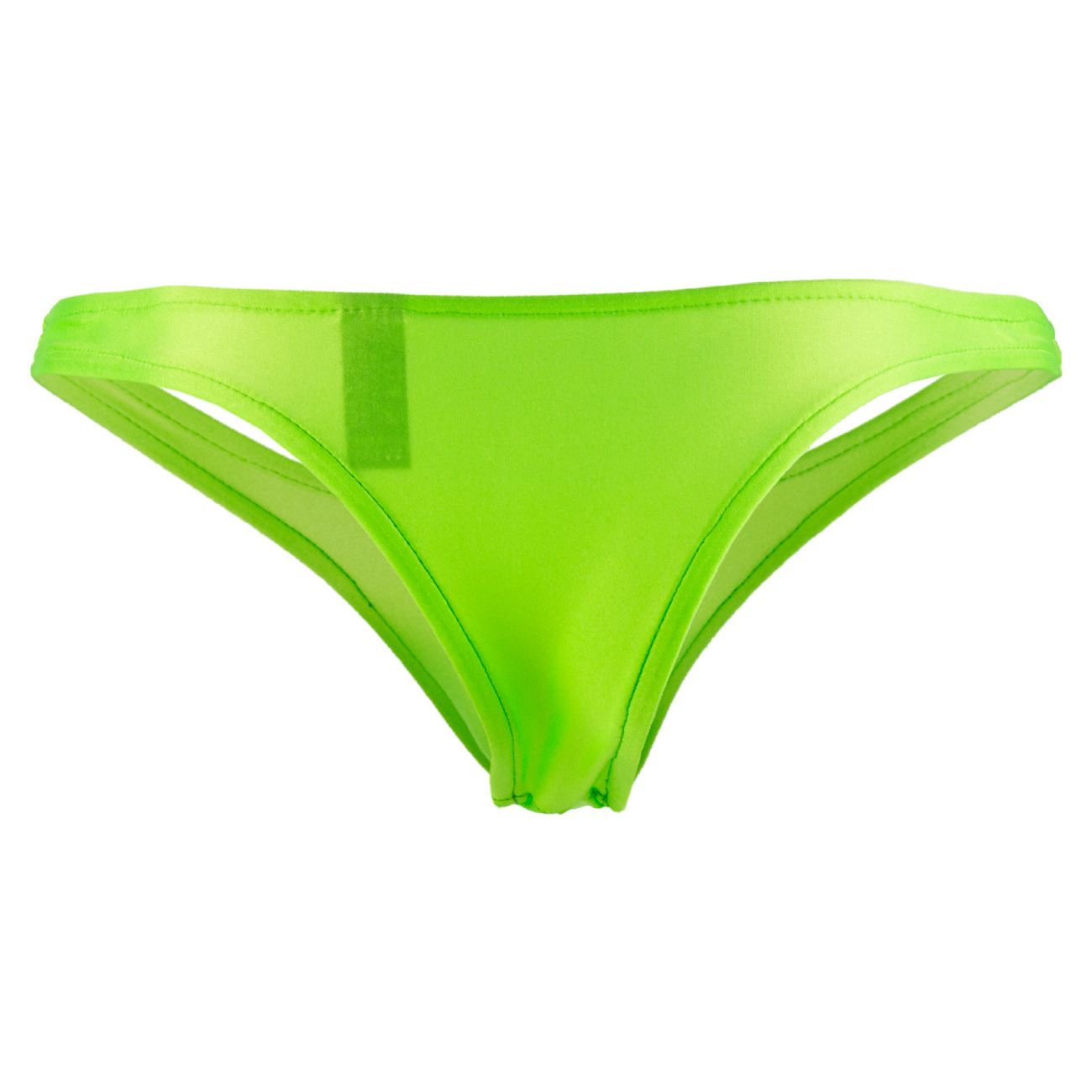 Male Power PAK874 Euro Male Spandex Full Cut Thong Lime