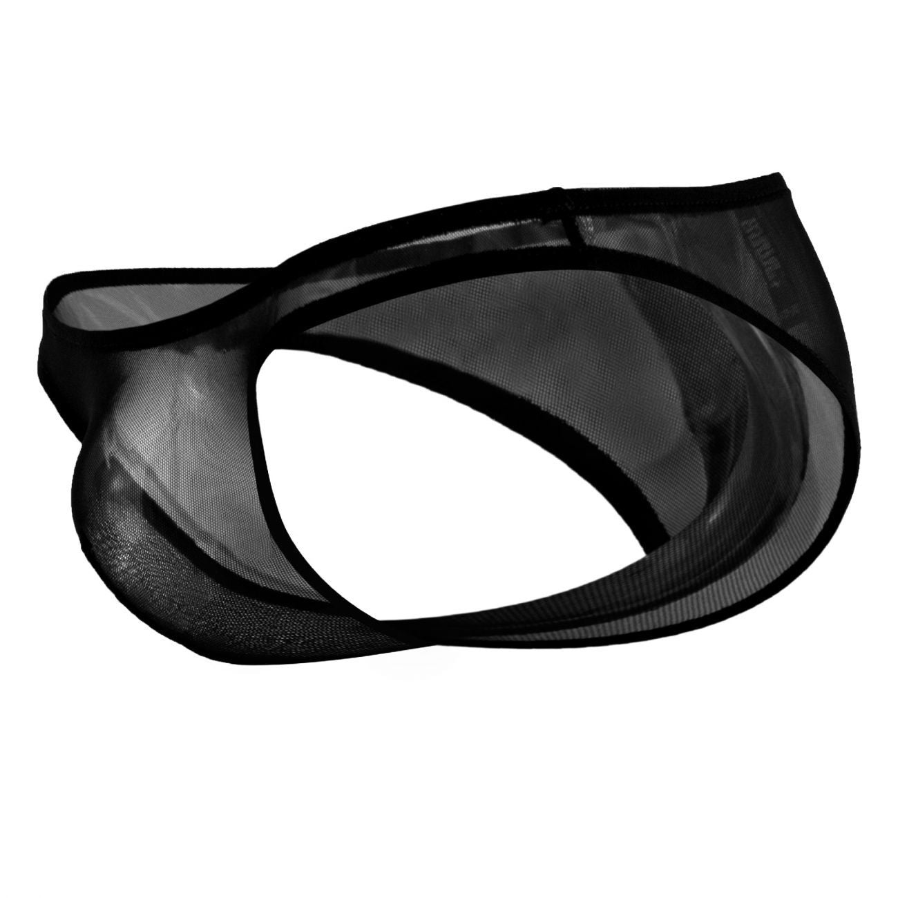 Male Power PAK881 Euro Male Mesh Brazilian Pouch Bikini Black