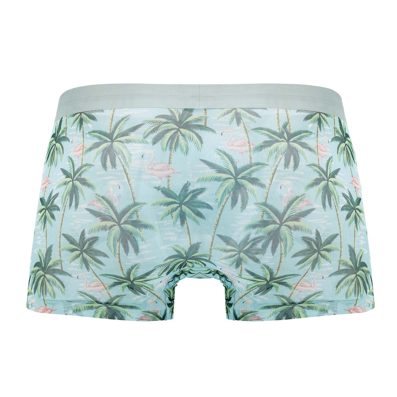 Male Power SMS-011 Sheer Prints Seamless Short Flamingo
