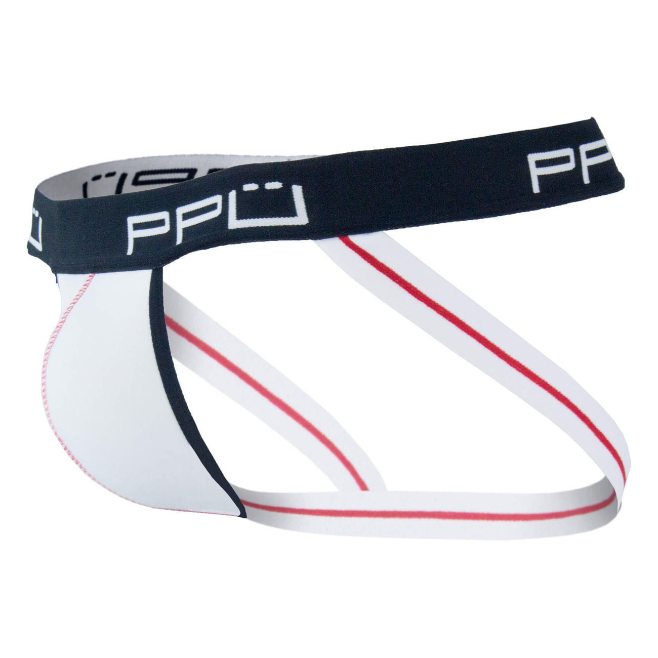 PPU 1308 Cotton Jockstrap White