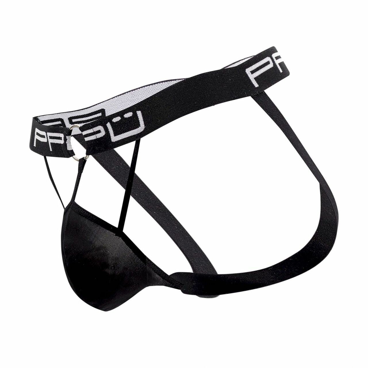 SALE - Mens PPU Underwear Ring Jock Strap Black