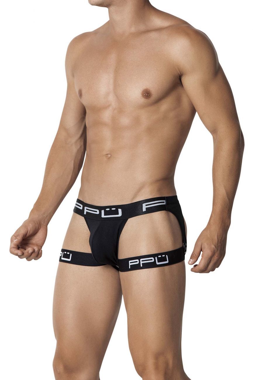PPU 2109 Garter Jockstrap Black