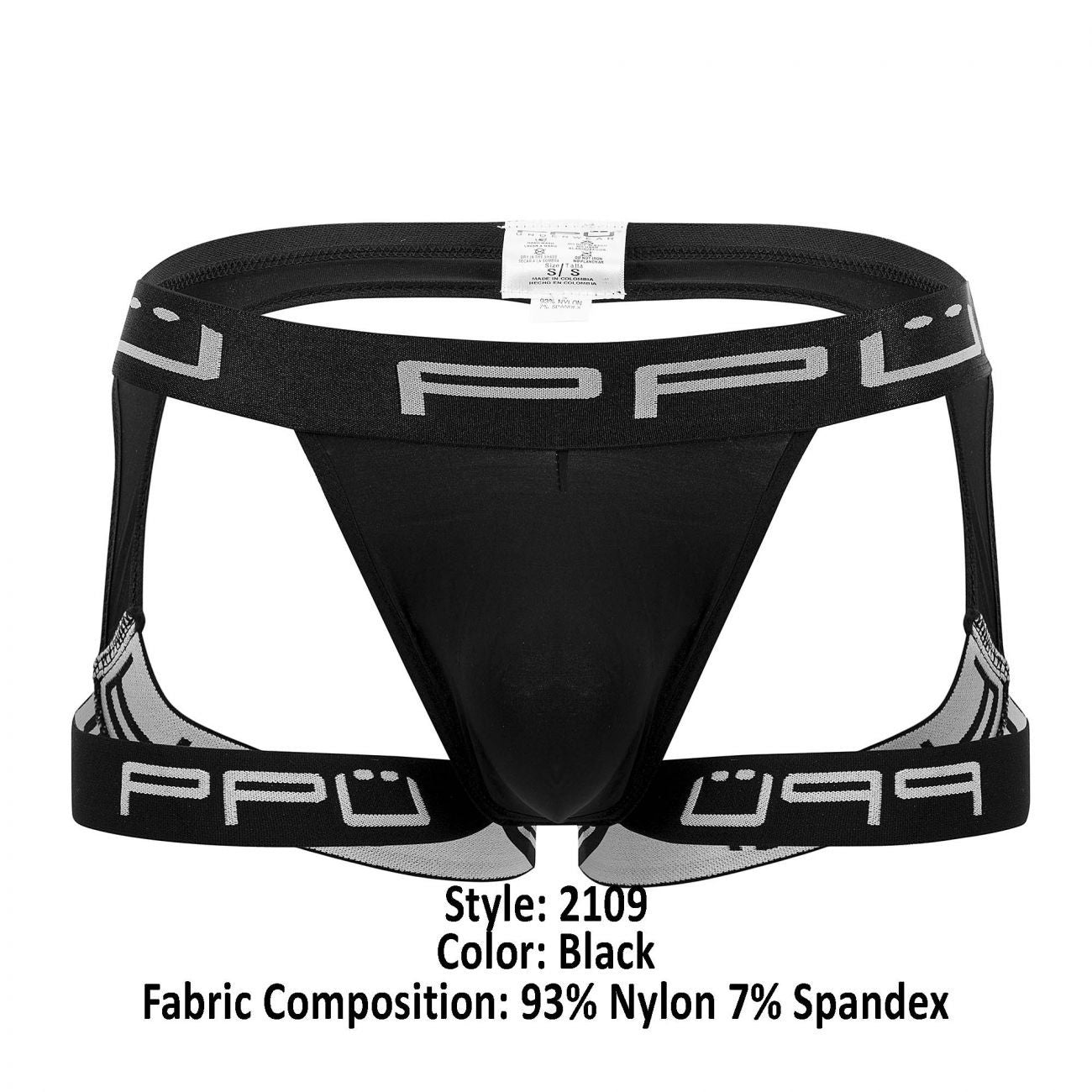 PPU 2109 Garter Jockstrap Black