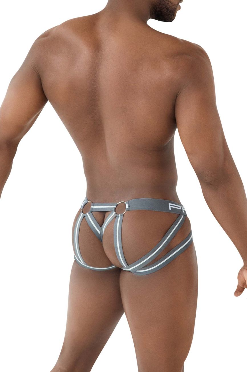 PPU 2305 Mesh Jockstrap Gray