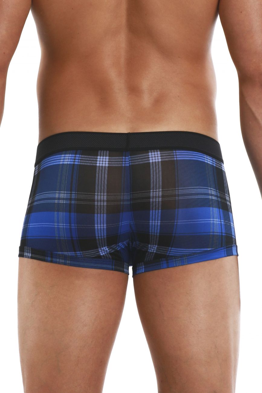 Papi 626182-968 Cool2 2PK Solid-Print Brazilian Trunks Black Blue