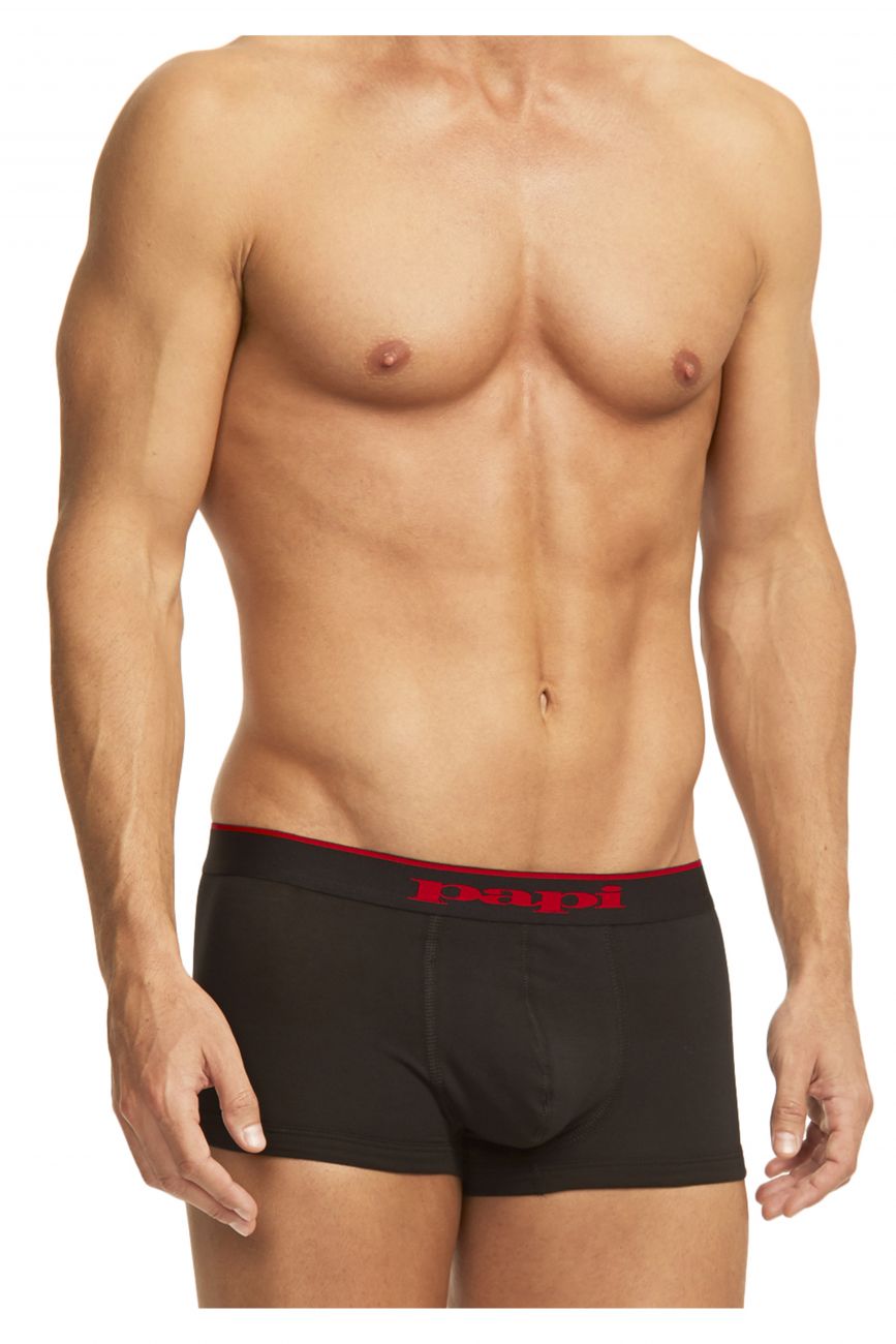 Papi 980503-982 Cotton Stretch Brazilian Yarndye Band Stripe Red Black