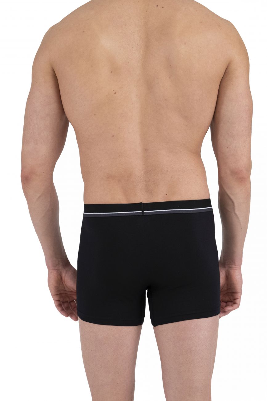 Papi 990002-962 4PK Boxer Briefs Gray Black