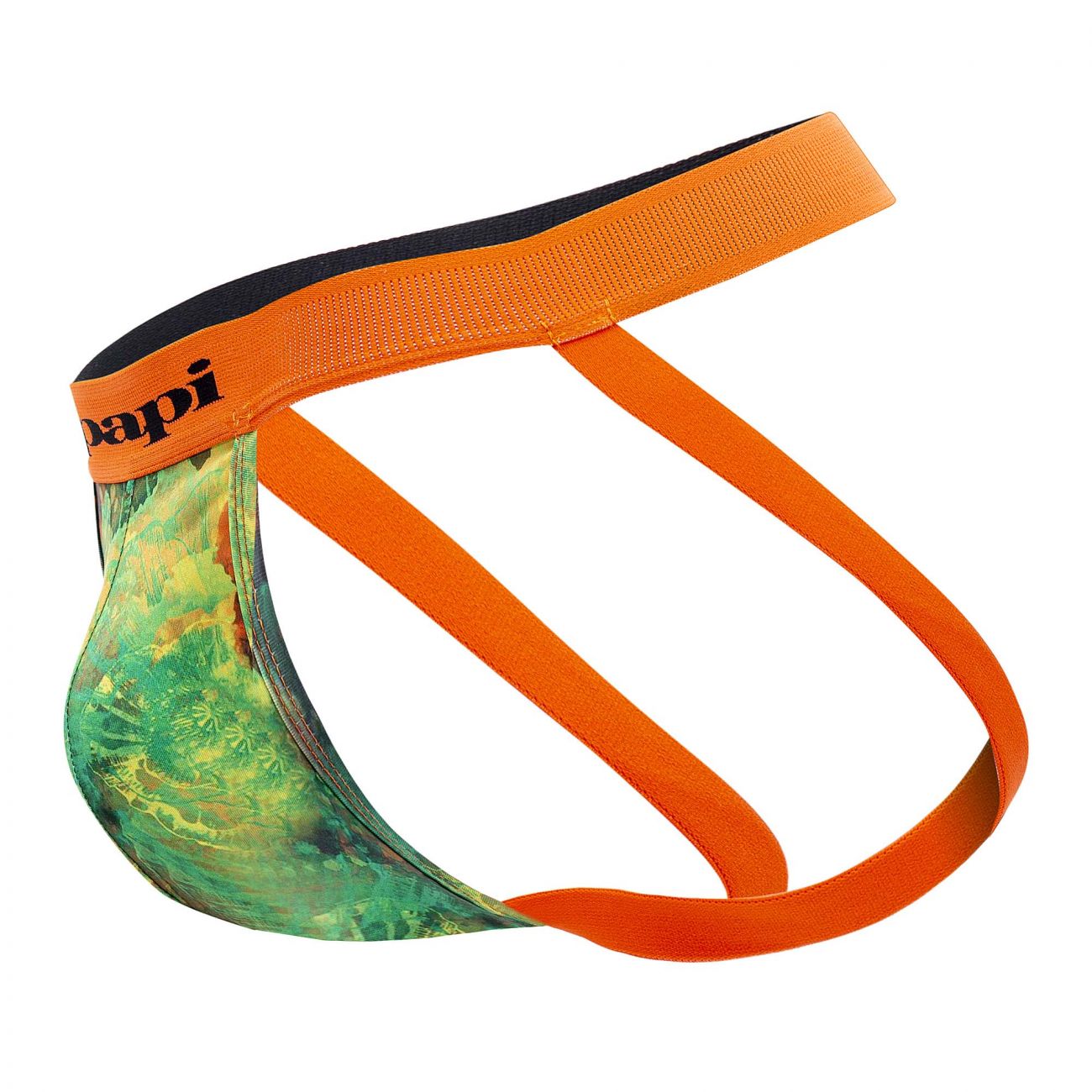 Papi UMPA051 Fashion Microflex Brazilian Jockstrap Sunrise Multi Print
