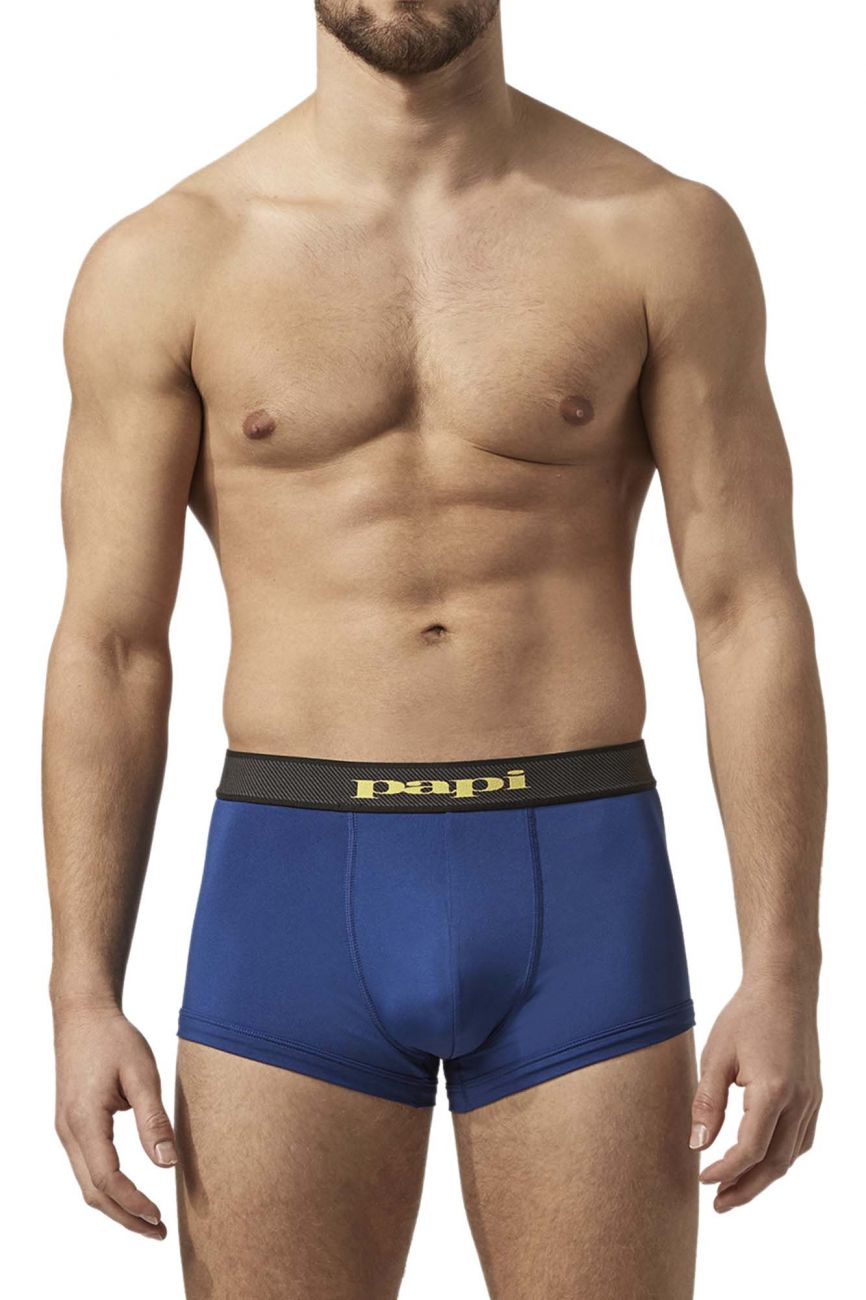 Papi UMPA074 2PK Microflex Brazilian Trunks Tie Dye-Blue
