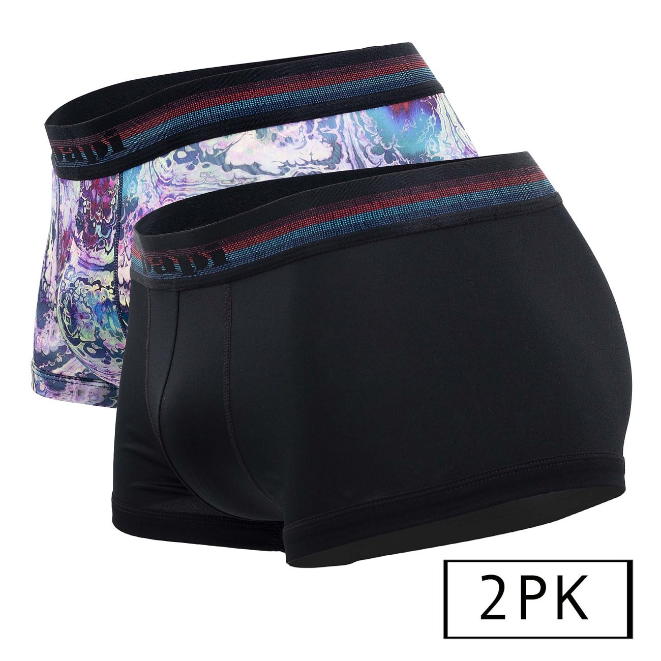 Papi UMPA107 2PK Microflex Performance Trunks Blue-Black