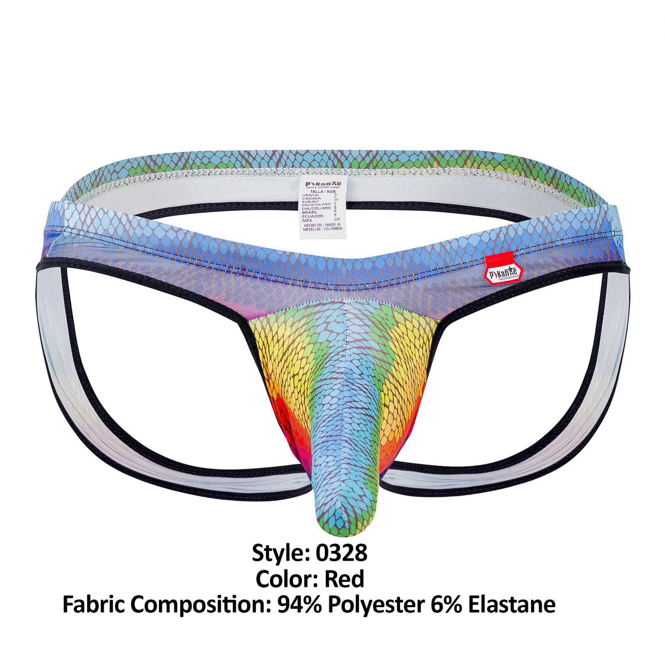 Pikante 0328 Seductive Cock Sock Jockstrap Red Multi