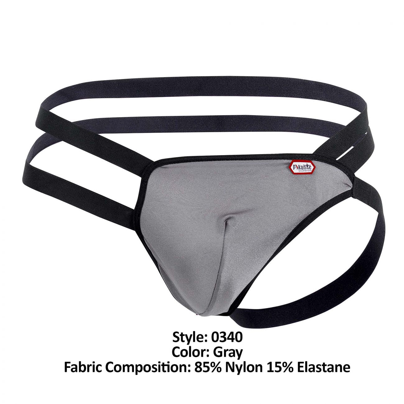 Pikante 0340 Winston Jockstrap Gray