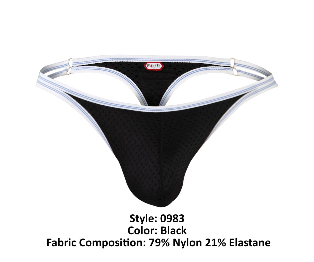 Pikante 0983 Novo Thongs Black