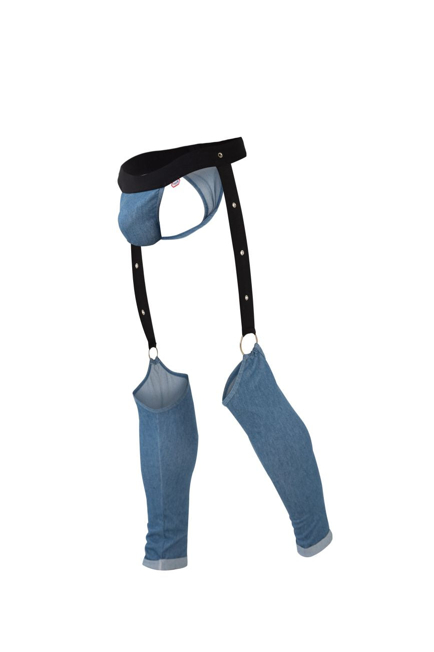 Pikante 0984 Argel Garter Thongs Blue