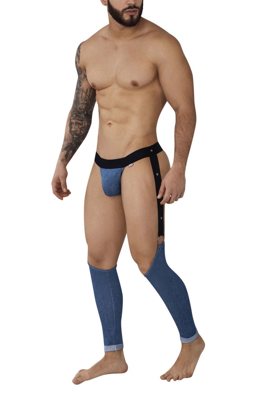 Pikante 0984 Argel Garter Thongs Blue