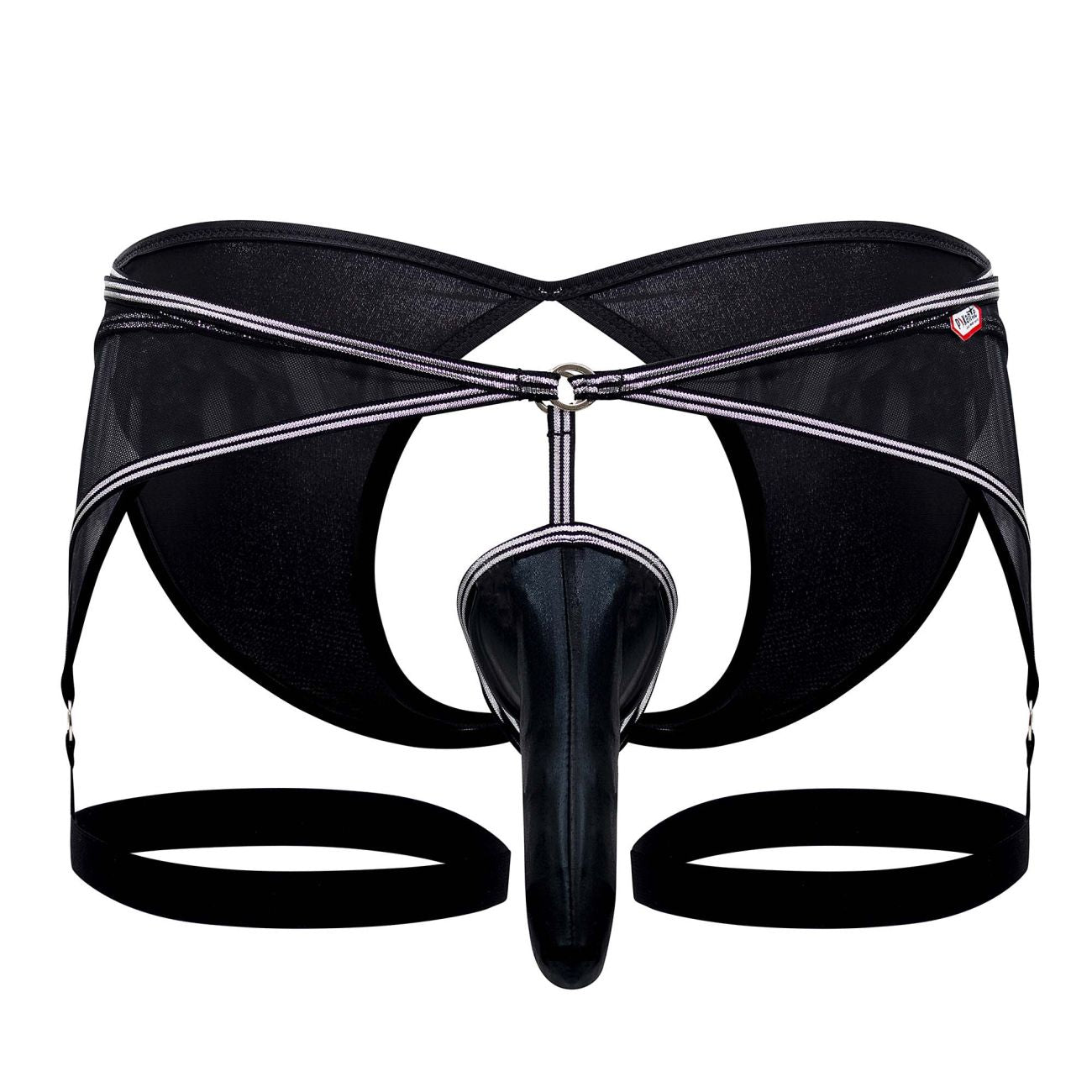 Pikante 0987 Abuya Garter Jockstrap Black