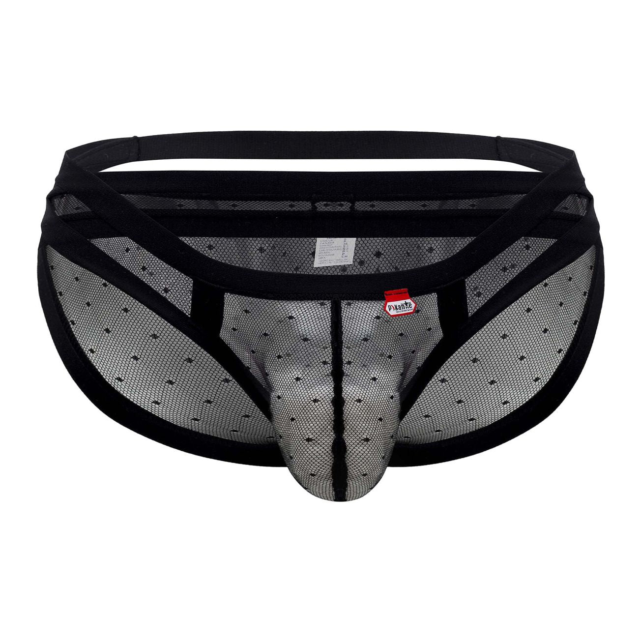 JCSTK - Pikante 1093 Oomph Mesh Briefs Black
