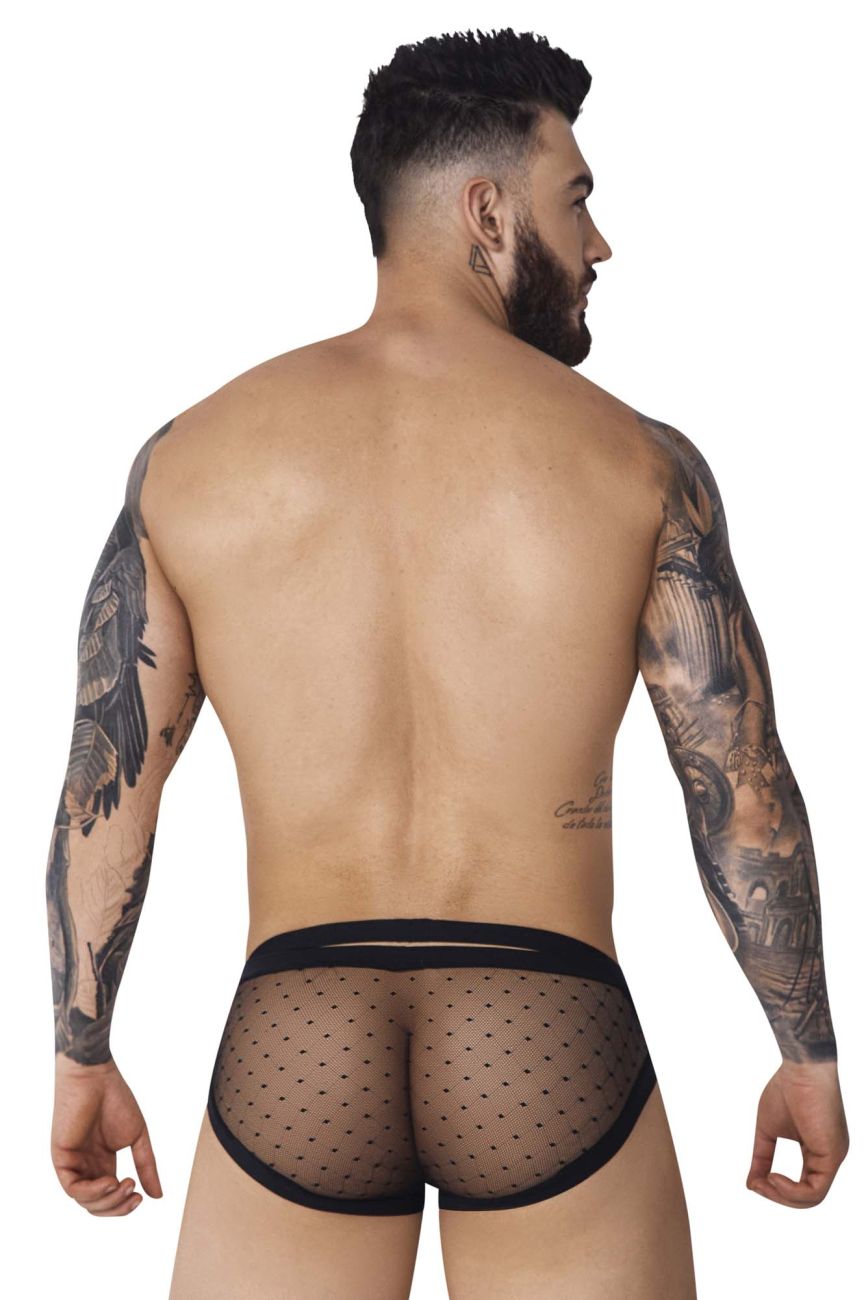 JCSTK - Pikante 1093 Oomph Mesh Briefs Black