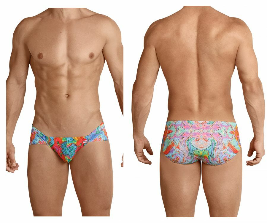 SALE - Mens Super Silky Microfiber Aladdin Matrix Bikini Briefs