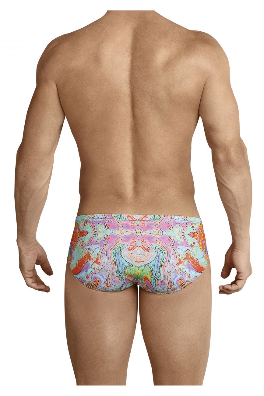 Pikante 8715 Aladin Matrix Briefs Green Multi Coloured