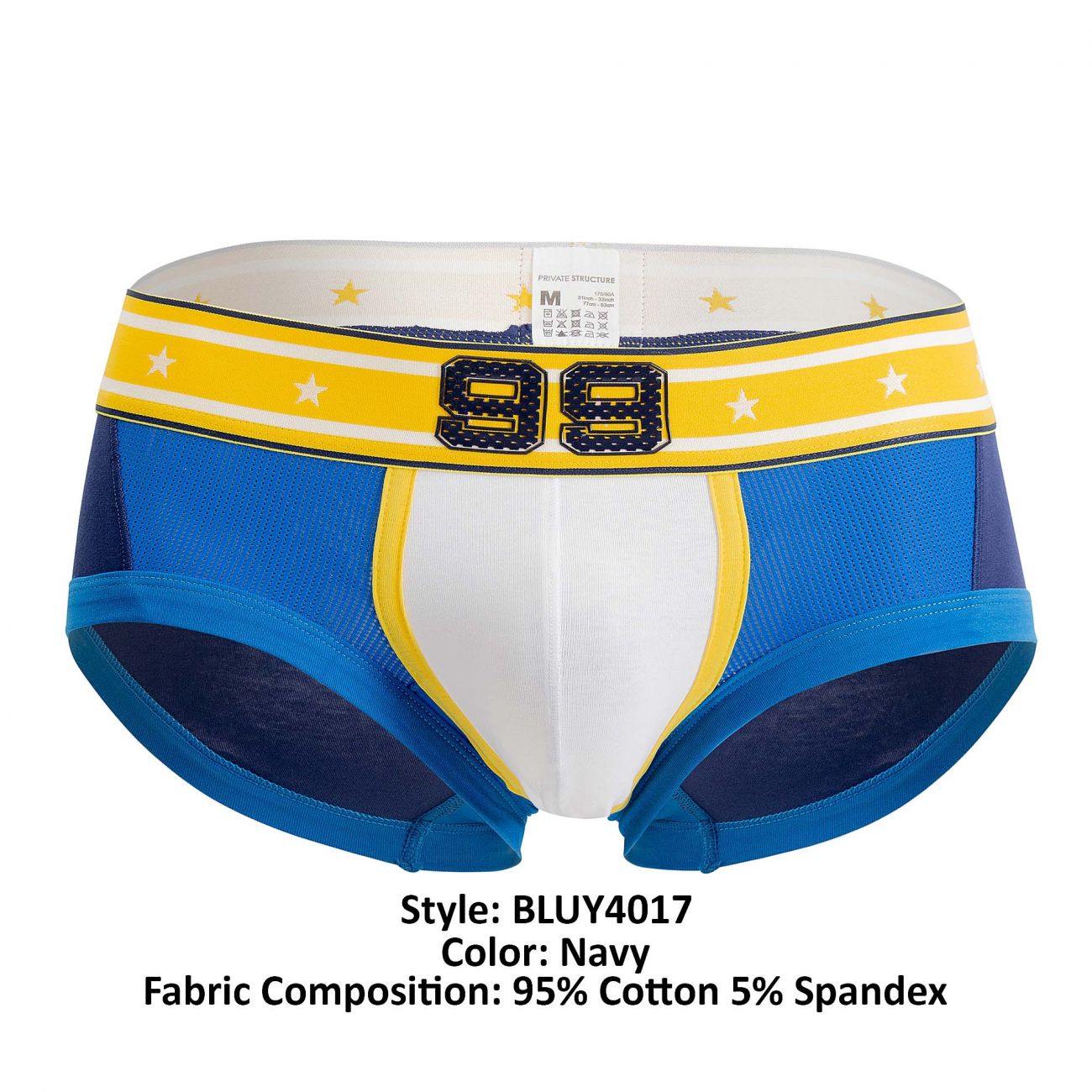 Private Structure BLUY4017 Low Rise Hipster Be-Fit Player Navy