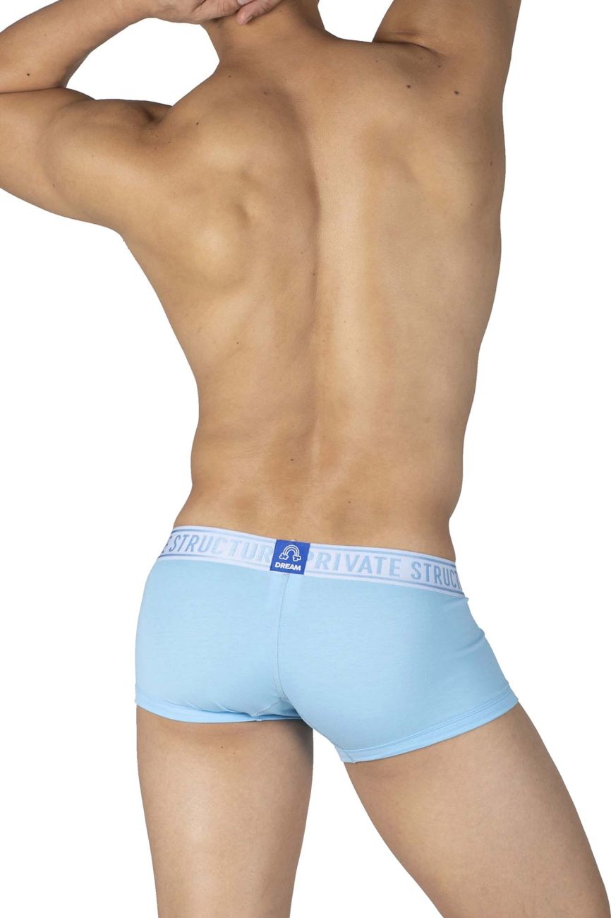 Private Structure EPUT4386 2PK Mid Waist Trunks Yellow and Blue