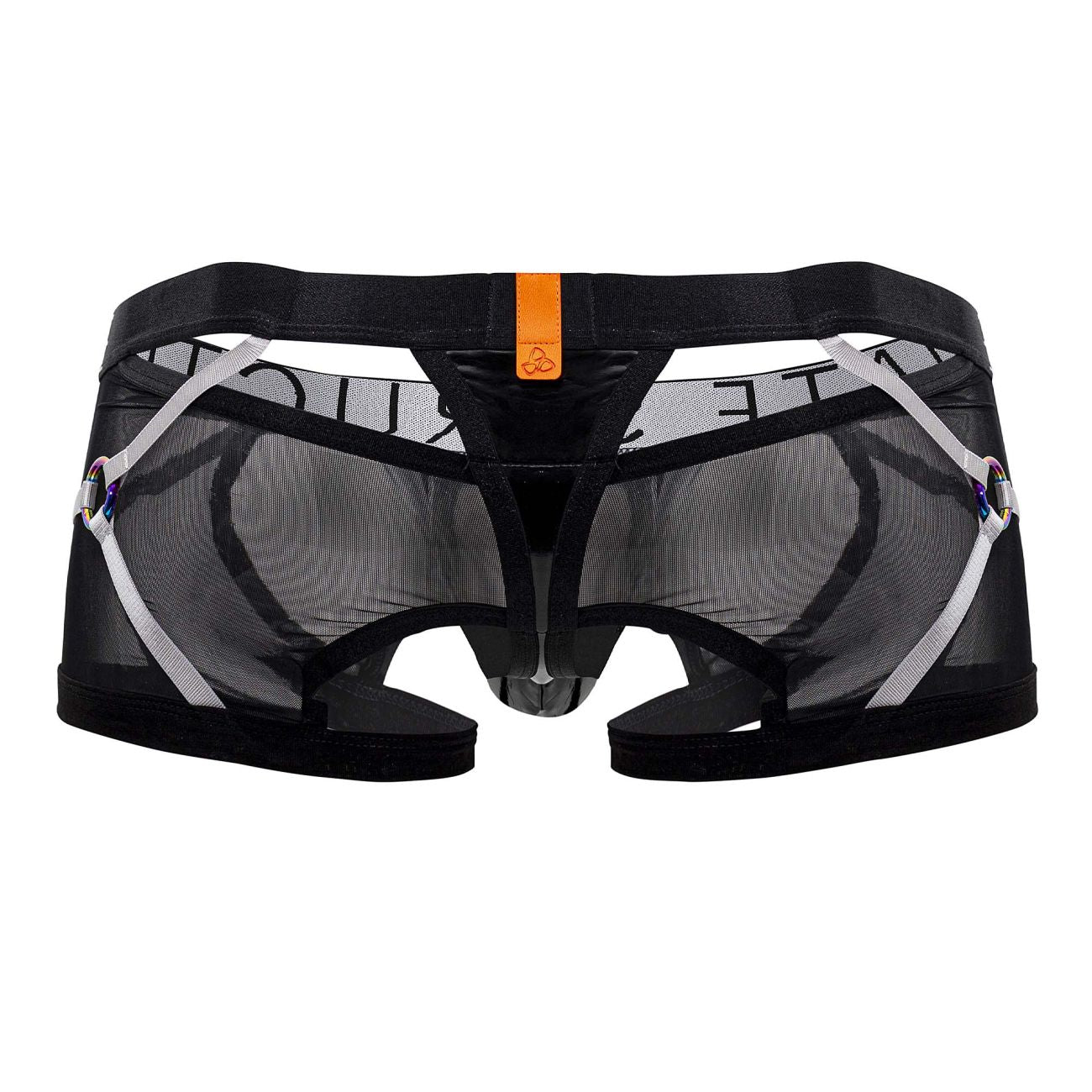 Private Structure LCUT4417 Alpha Low Waist Harness Trunks Black