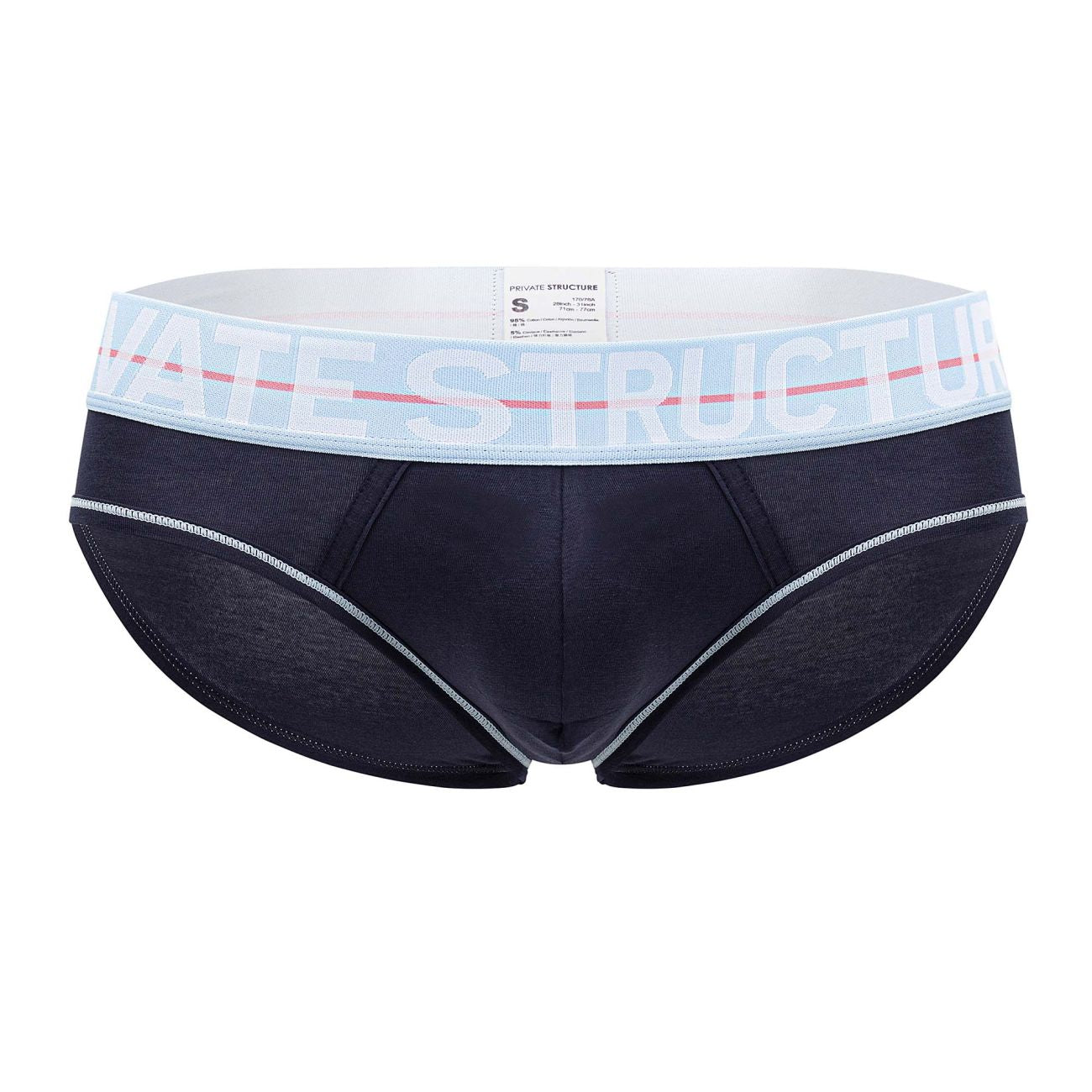 Private Structure MOUX4104 Mo Lite Mid Waist Mini Briefs Navy