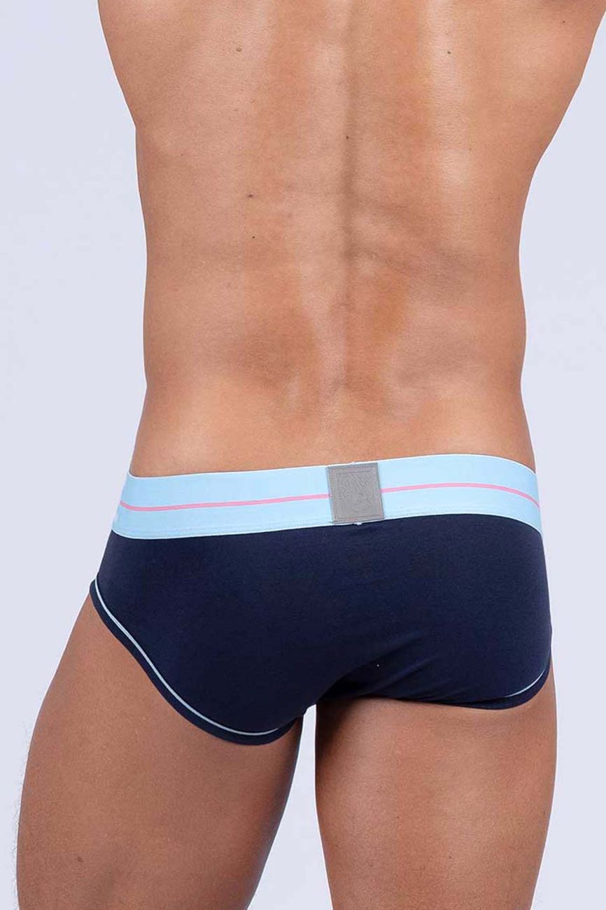 Private Structure MOUX4104 Mo Lite Mid Waist Mini Briefs Navy